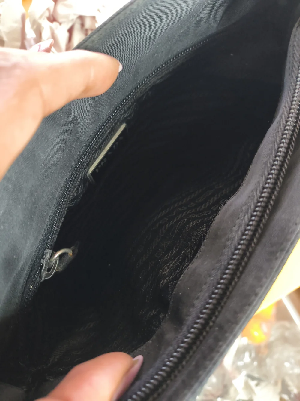 Prada Black Nylon Tessuto Small Tote Bag - Vintage - COA Included - very clean - Picture 6 of 16